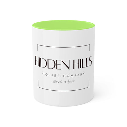 Hidden Hills Coffee Co. Colorful Mugs, 11oz
