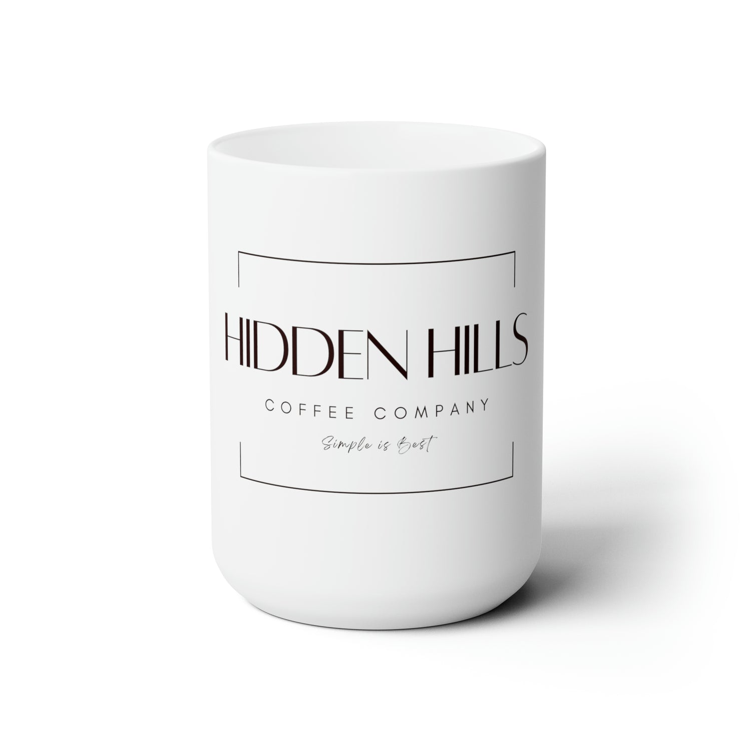Hidden Hills Coffee Ceramic Mug 15oz