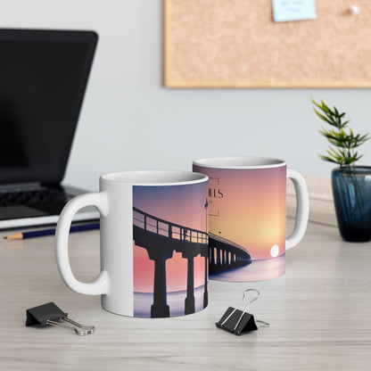 Sunset View Ceramic Mug 11oz