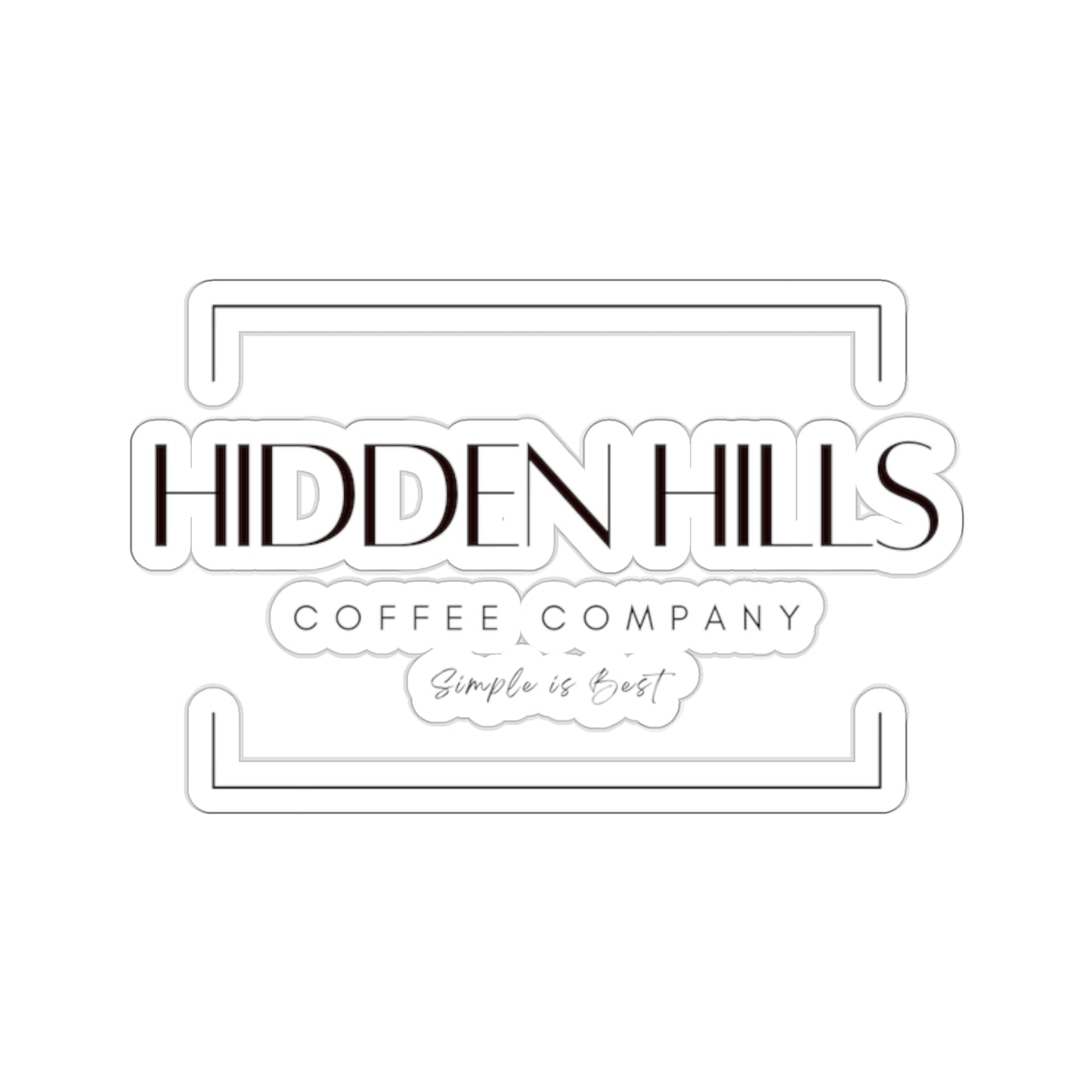 Hidden Hills Coffee Co. Kiss-Cut Stickers