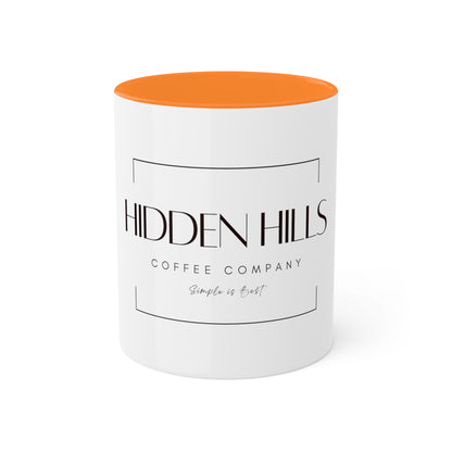 Hidden Hills Coffee Co. Colorful Mugs, 11oz