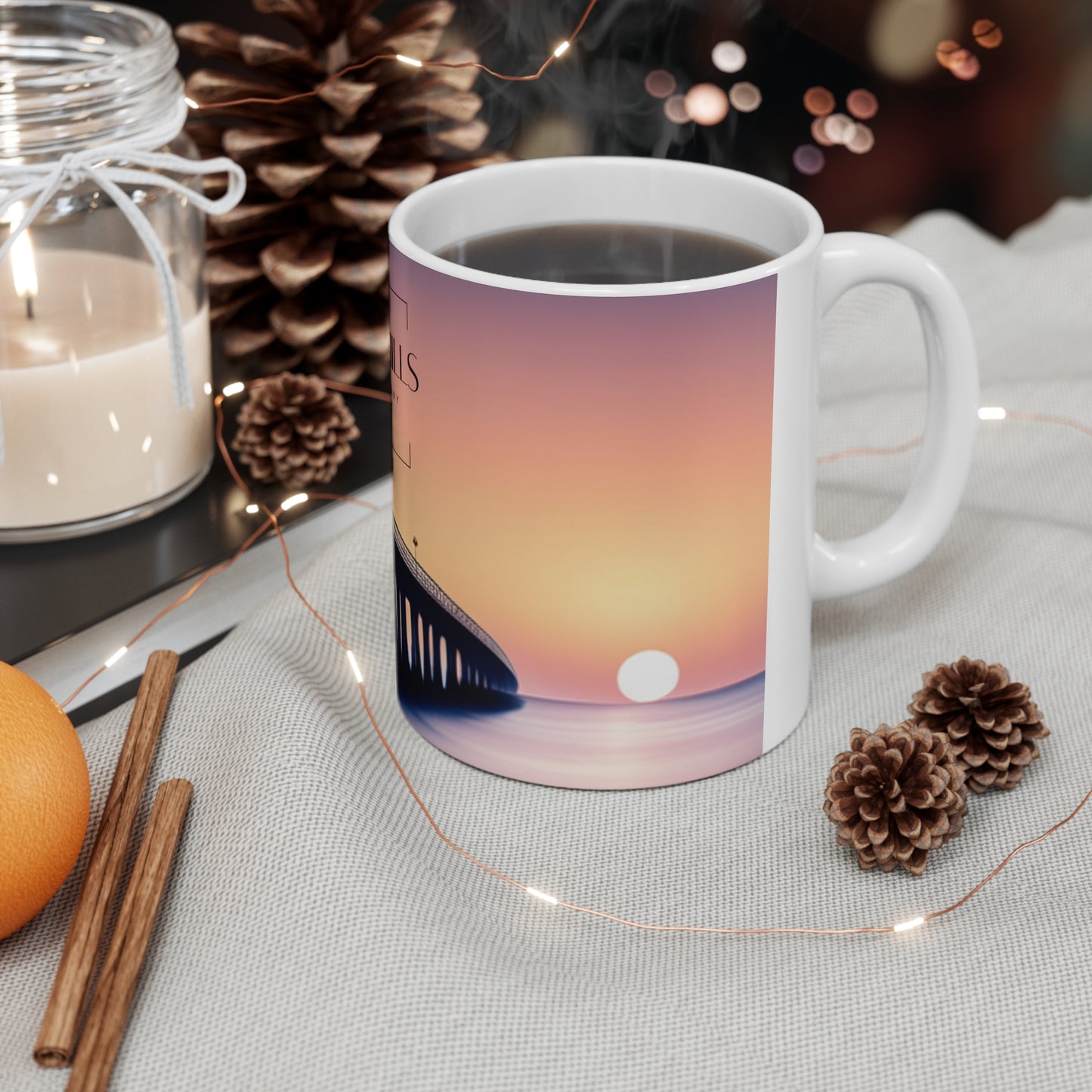 Sunset View Ceramic Mug 11oz